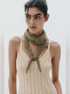 ZARA STEVEN MEISEL スカーフ 大判マフラー ウール100% Zara | Accessories | Zara X Steven Meisel 0 Cashmere Scarf | Poshmark